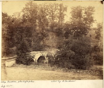 Maryland, Antietam Creek, Burnside Bridge across - NARA - 533294