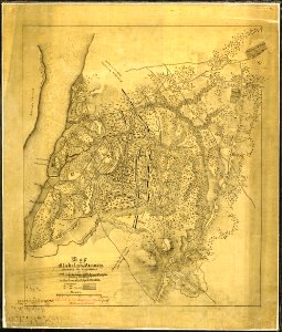 Map of Blakely and Vicinity. Showing the disposition of the 2nd Division, 13th Army Corps, during the siege & and... - NARA - 305627 photo