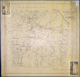 Map of Tishomingo County, Mississippi. Compiled under the Direction of Col. George Thom, A.D.C. & Chief of Topl.... - NARA - 305725