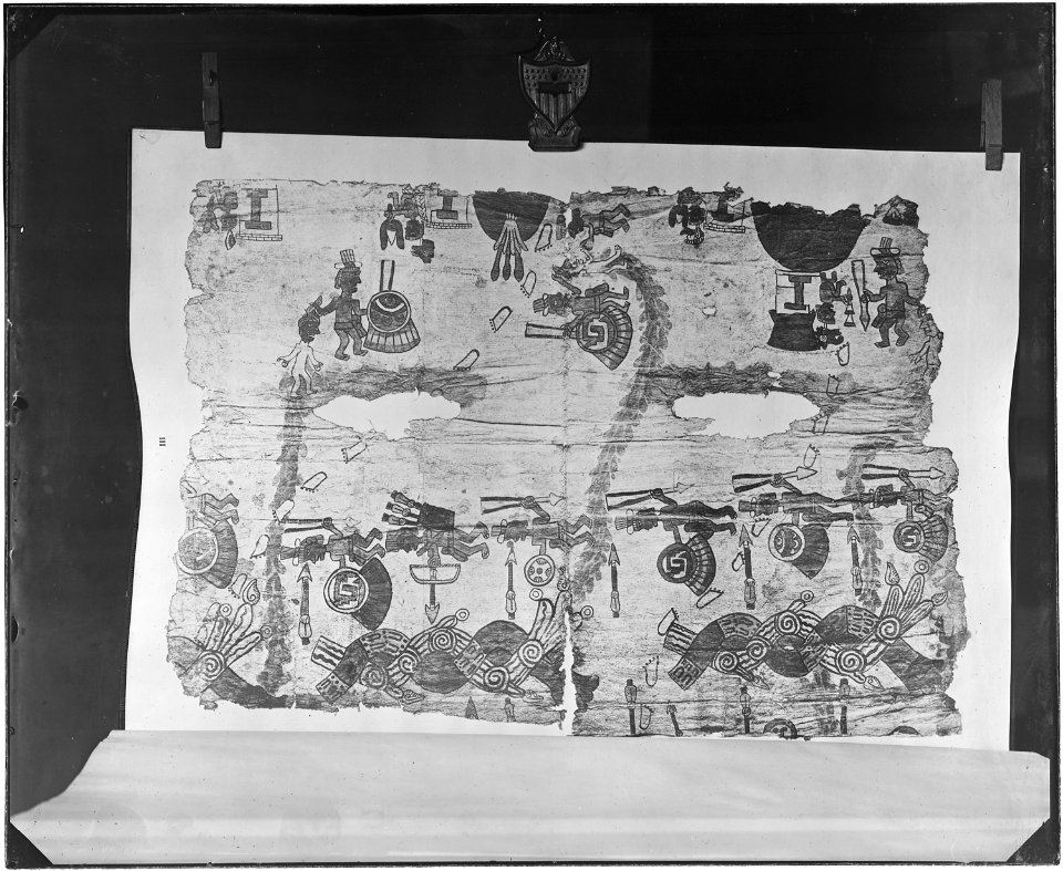 Mexican painting, Humboldt fragment III - NARA - 523581