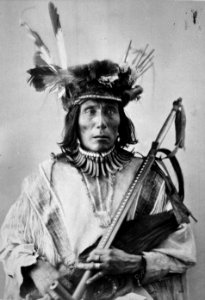 Medicine Bear-Ma-To- Ican. Cut Head, Sioux, 1872 - NARA - 519022 photo
