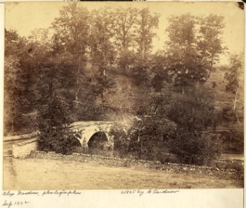 Maryland, Antietam Creek, Burnside Bridge across - NARA - 533294 photo