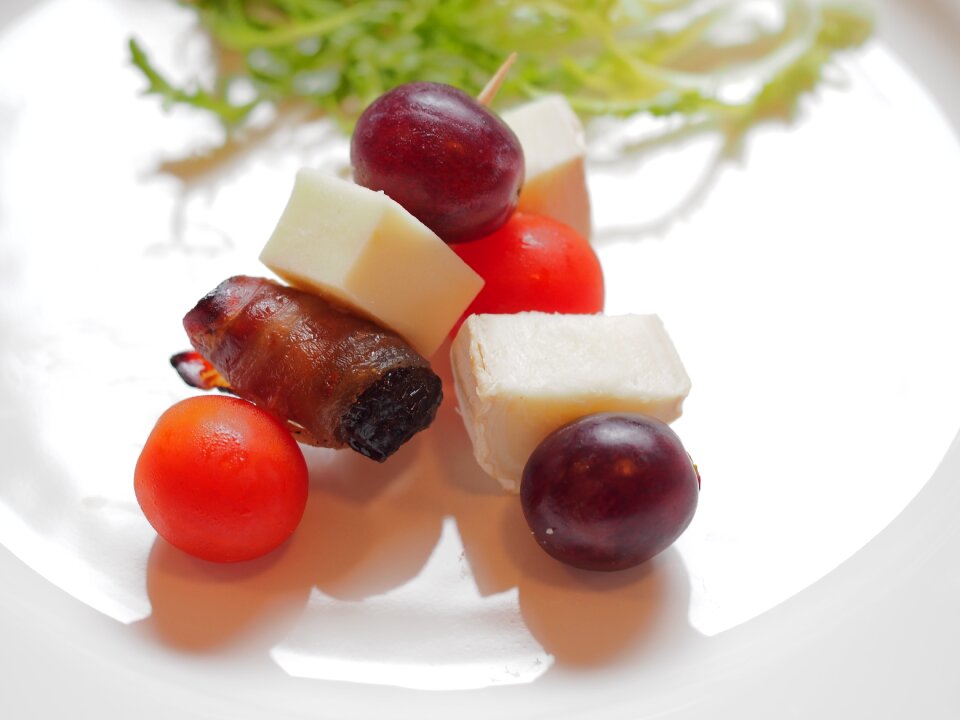 Reception grapes cherry tomatoes