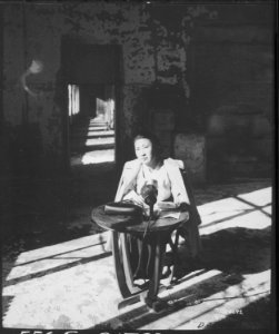 Miss Mo Yun Sook, famed Korean poetess, is telling how she escaped the Communist-led North Koreans when they captured... - NARA - 531388