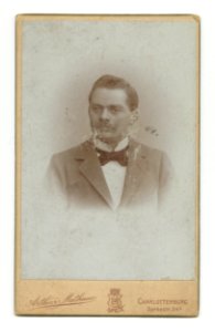 MMŁ, fotografia portret., „Arthur Mathaus”, I-387-AWERS