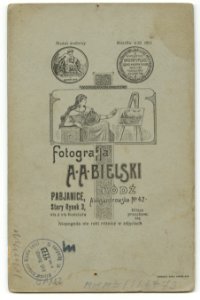 MMŁ, fotografia portret., „A. A. Bielski”, I-4773-REWERS