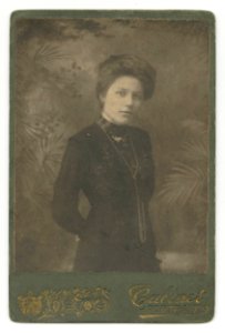 MMŁ, fotografia portret., „Cabinet Portrait”, I-4013-AWERS