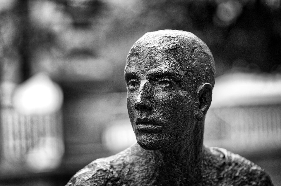 Male sculpture statue
