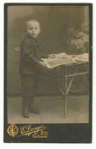 MMŁ, fotografia portret., „E. Langer”, I-2472-AWERS