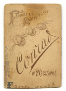 MMŁ, fotografia portret., „Conrad”, I-396-REWERS