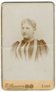 MMŁ, fotografia portret., „E. Stumann, I-4872- AWERS