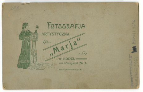 MMŁ, fotografia portret., „Marja”, I-3636-REWERS