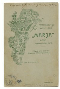 MMŁ, fotografia portret., „Marja”, I-4763-REWERS