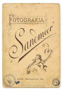 MMŁ, fotografia portret., „Sandmeer”, I-4758-REWERS