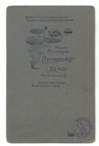 MMŁ, fotografia portret., „Rembrandt”, I-4269-REWERS