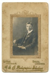 MMŁ, fotografia portret., „U.S.A. Photographie Studios”, I-747-AWERS
