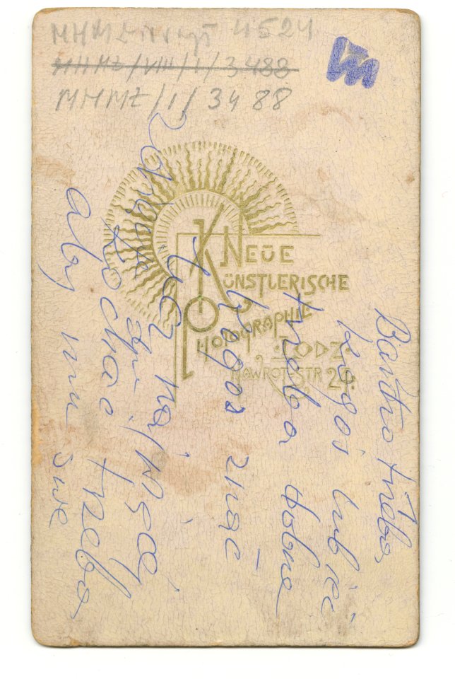 MMŁ, fotografia portret., „E. Pippeel”, I-3488-REWERS