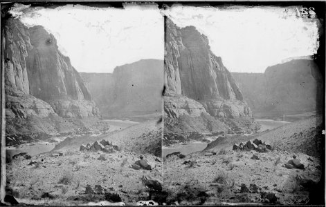 MOUTH OF THE PARIA, WALLS 2100 FEET IN HEIGHT, COLORADO RIVER - NARA - 523986