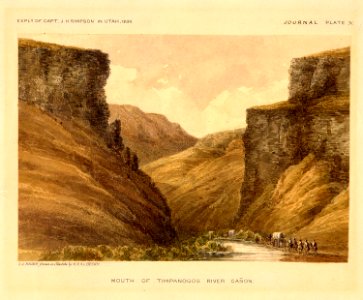 Mouth of Timpanogos River Canon - NARA - 305643