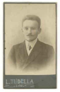 MMŁ, fotografia portret., „L. Tudella”, I-28-AWERS