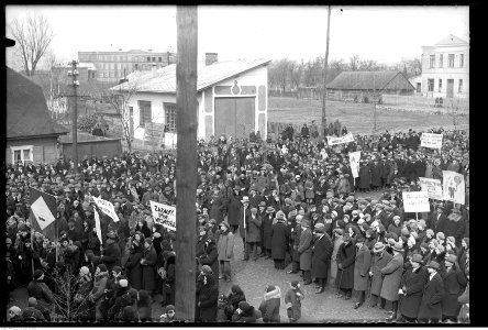 Narcyz Witczak-Witaczyński - Antyniemiecki pochód w Garwolinie (107-515-2)