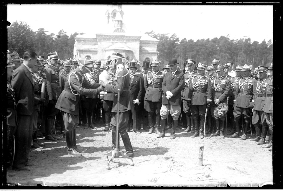 Narcyz Witczak-Witaczyński - 15. rocznica bitwy pod Krechowcami. Obchody w Augustowie (107-457-8)