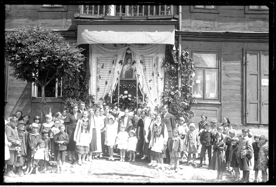 Narcyz Witczak-Witaczyński - Boże Ciało - obchody w Garwolinie (107-654-2)