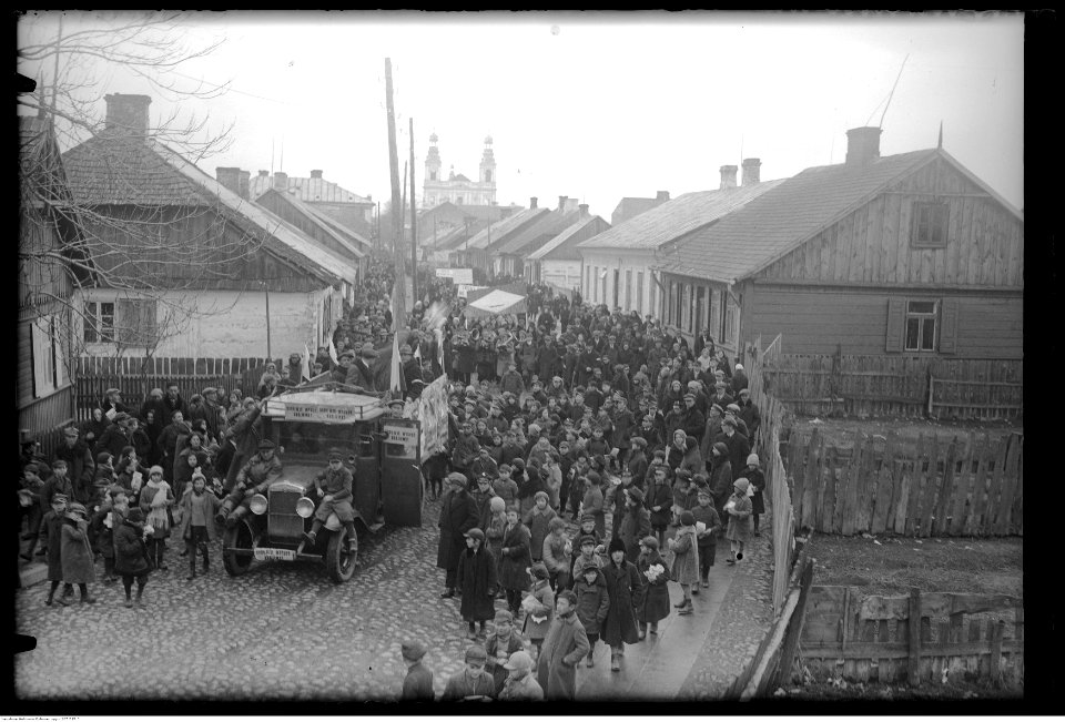 Narcyz Witczak-Witaczyński - Antyniemiecki pochód w Garwolinie (107-515-3)
