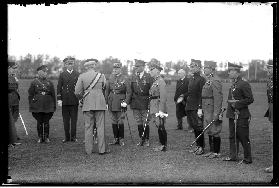 Narcyz Witczak-Witaczyński - Koncentracja kawalerii w Krakowie z okazji 250 rocznicy Odsieczy Wiedeńskiej (107-594-21)