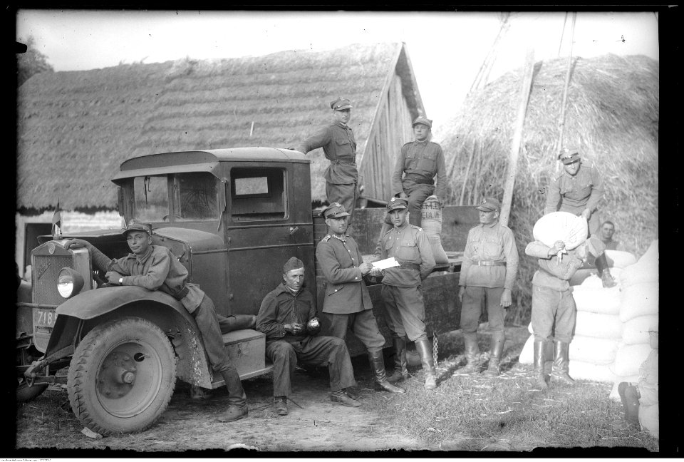 Narcyz Witczak-Witaczyński - Manewry 1 Pułku Strzelców Konnych - pobyt w Makowie i Makowcu (107-579-3)