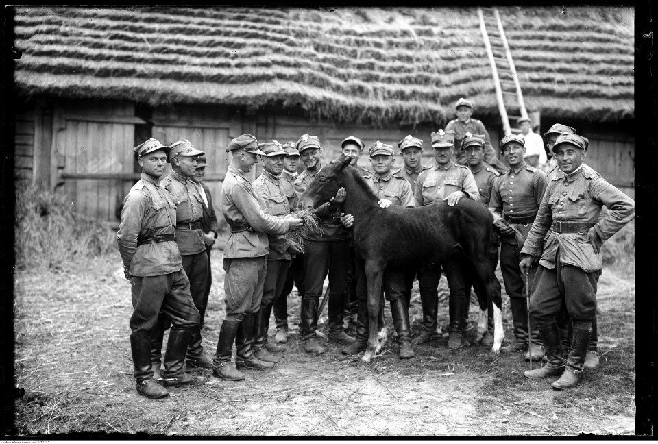 Narcyz Witczak-Witaczyński - Manewry 1 Pułku Strzelców Konnych - pobyt w Paciorkowej Woli (107-581-5)