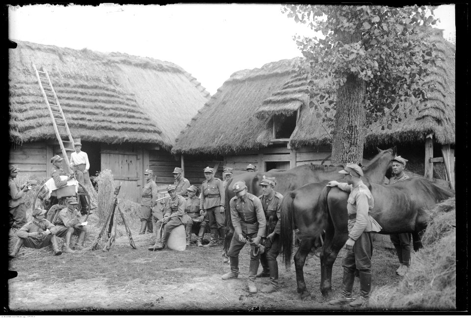 Narcyz Witczak-Witaczyński - Manewry 1 Pułku Strzelców Konnych - pobyt w Paciorkowej Woli (107-581-4)