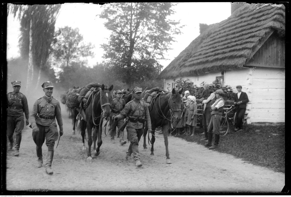 Narcyz Witczak-Witaczyński - Manewry 1 Pułku Strzelców Konnych - pobyt w Paciorkowej Woli (107-581-2)