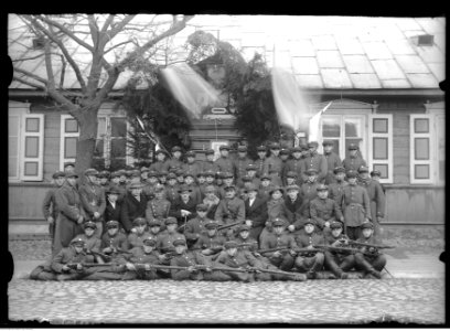 Narcyz Witczak-Witaczyński - Obchody imienin marszałka Józefa Piłsudskiego przez Związek Strzelecki (107-719-1)