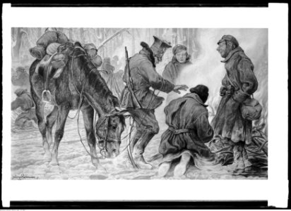 Narcyz Witczak-Witaczyński - Obraz Przy ognisku (107-958-1)