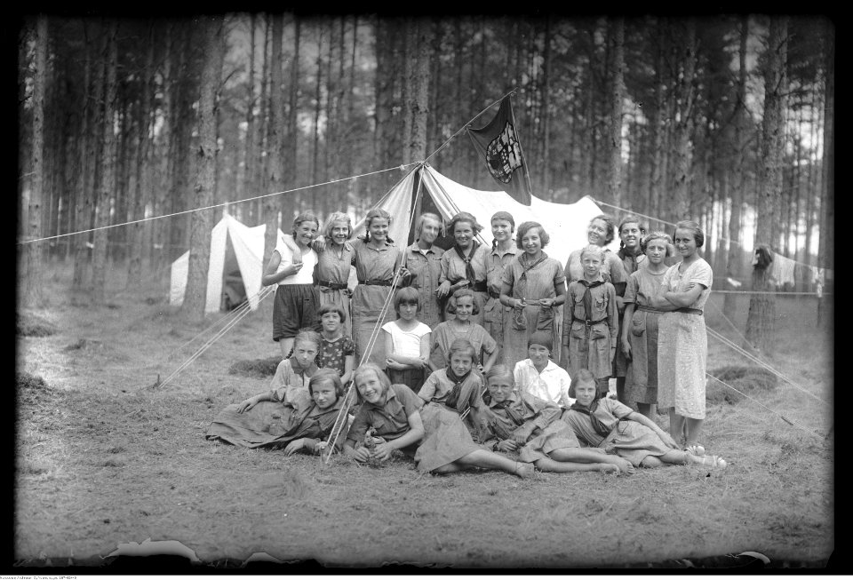Narcyz Witczak-Witaczyński - Obóz harcerzy z Garwolina (107-824-3)