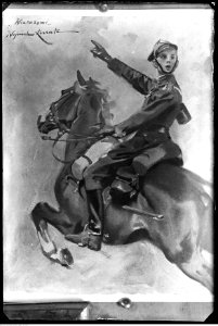 Narcyz Witczak-Witaczyński - Obraz Wojciecha Kossaka przedstawiający ułana (107-1017-1)