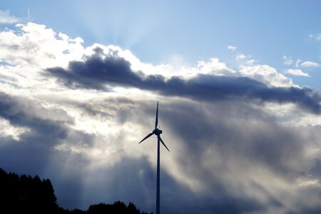Sky blue renewable energy