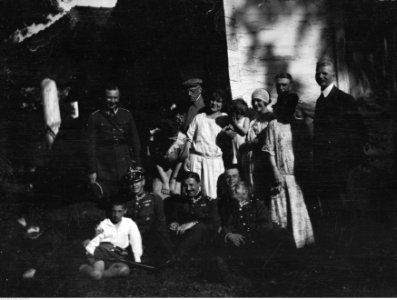 Narcyz Witczak-Witaczyński - Pobyt Szwadronu Przybocznego Prezydenta Rzeczypospolitej w rejonie Lasomina w związku z letnim wypasem koni (107-29-14)