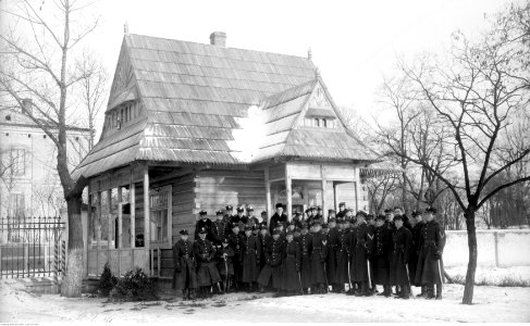 Narcyz Witczak-Witaczyński - Poświęcenie wartowni w 1 Dywizjonie Artylerii Konnej (107-348-1)