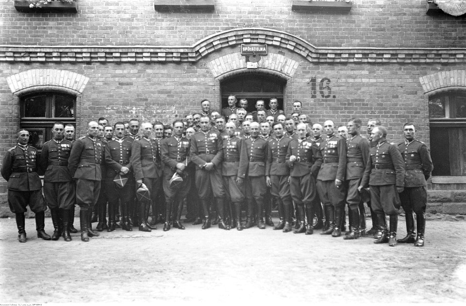 Narcyz Witczak-Witaczyński - Pożegnanie ppłk Józefa Mularczyka w 1 Pułku Strzelców Konnych (107-854-2)