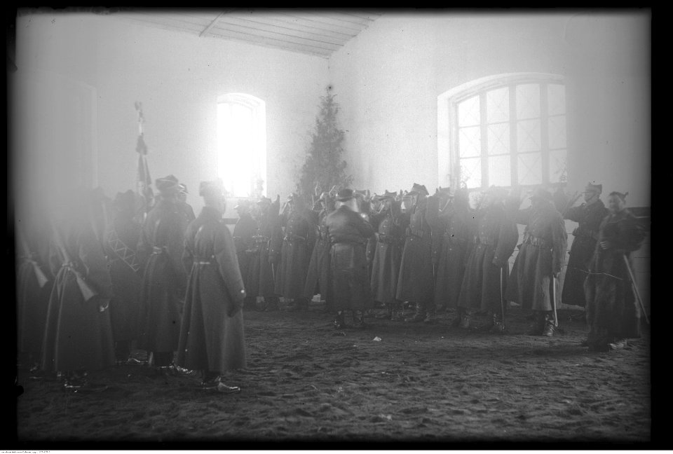Narcyz Witczak-Witaczyński - Przysięga rekrutów rocznik 1912 w 1 Pułku Strzelców Konnych (107-605-3)