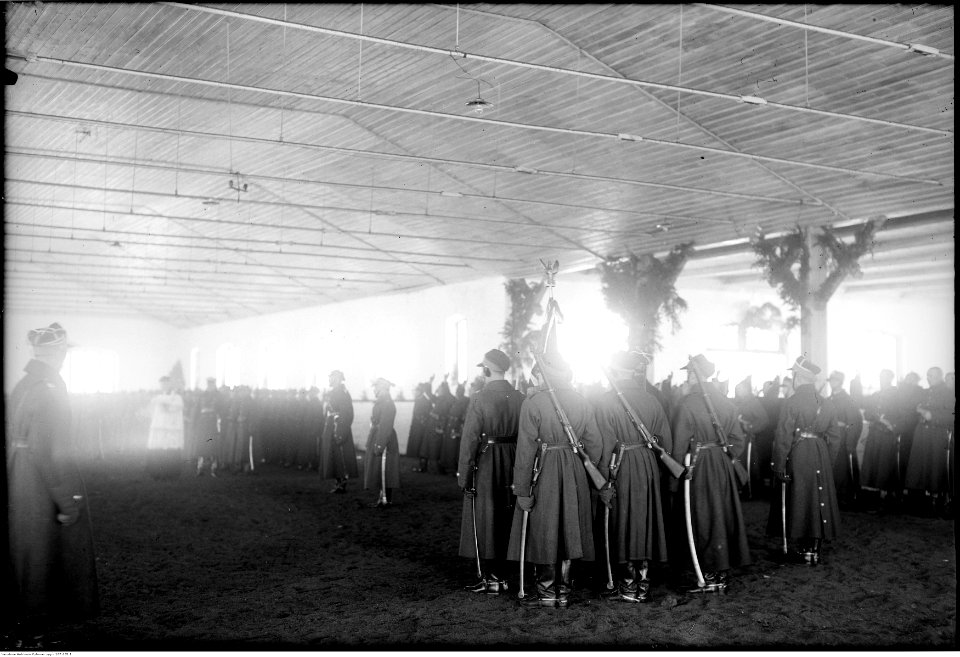 Narcyz Witczak-Witaczyński - Przysięga rekrutów rocznik 1912 w 1 Pułku Strzelców Konnych (107-605-1)