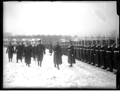 Narcyz Witczak-Witaczyński - Przysięga roczników 1904 na terenie koszar przy ulicy Huzarskiej w Warszawie (107-81-2)