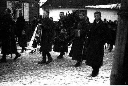 Narcyz Witczak-Witaczyński - Pogrzeb plutonowego Stanisława Seweryna z 1 Dywizjonu Żandarmerii (107-1104-15)