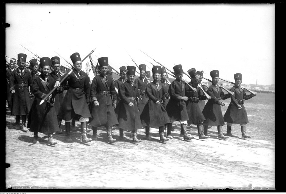 Narcyz Witczak-Witaczyński - Rewia wojskowa przed królem Rumunii Karolem II na Polu Mokotowskim (107-820-16)