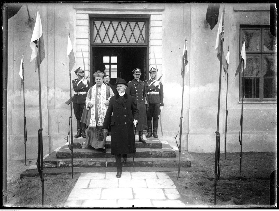 Narcyz Witczak-Witaczyński - Poświęcenie koszar im. gen. Józefa Bema przy ulicy 29 Listopada w Warszawie (107-58-3)