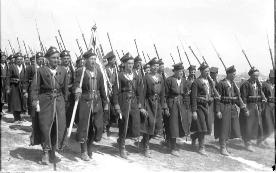 Narcyz Witczak-Witaczyński - Rewia wojskowa przed królem Rumunii Karolem II na Polu Mokotowskim (107-820-15)