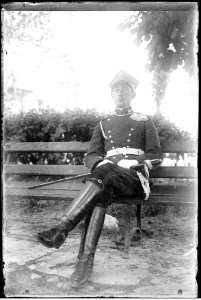 Narcyz Witczak-Witaczyński - Szwadron Przyboczny Prezydenta Rzeczypospolitej w koszarach (107-1046-2)