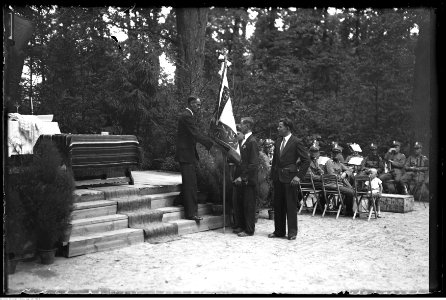 Narcyz Witczak-Witaczyński - Uroczystość dotycząca szkoły rolniczej w Miętnem (107-742-4)